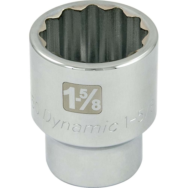 1" Drive, 1-5/8" SAE Socket, 6 Points